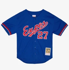 MLB Mitchell & Ness Montreal Expos #27 Baseball Jersey New Mens Sizes $130
