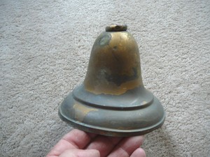 Antique Salvaged Old Brass Ceiling Canopy Electric Light Fixture 5