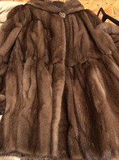pelliccia visone marrone