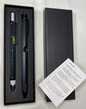2 Pcs 9 In-1 Multitool Pen Set Black, Open Box