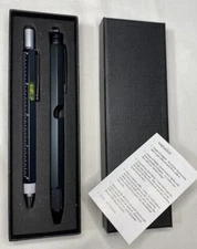 2 Pcs 9 In-1 Multitool Pen Set Black, Open Box