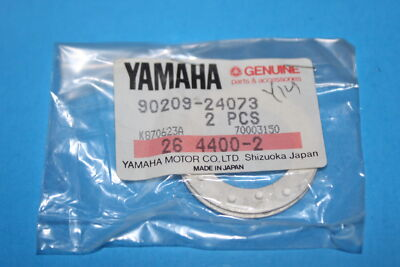 #ad NOS Yamaha Washer QTY 2 73 74 MX250 68 71 DT1 71 SS433 76 GP300 OEM# 90209 24073 $9.95