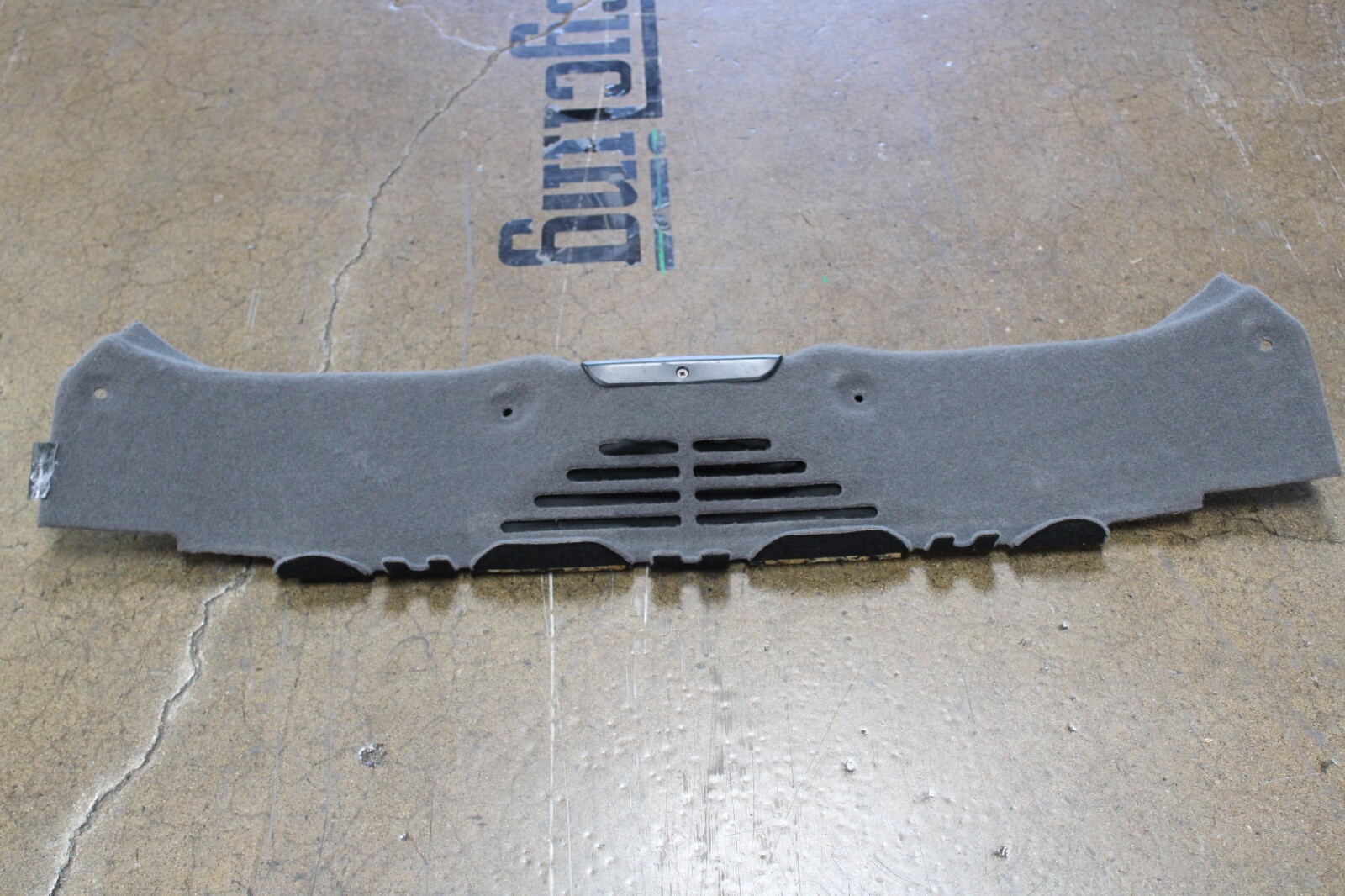 Maserati Granturismo, Trunk Latch Trim, Grey, Used, P/N 69972106