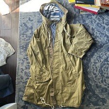 SCOTCH  SODA Blauw Field Parka Jacket Men  s/ Women  s M See Measurements Hooded