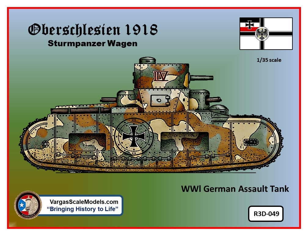 1/35 Sturmpanze Tank WW1, VSC, Tamiya, Meng, Resicast, Takom, CSM