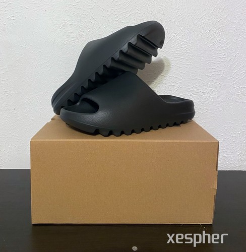 adidas mens yeezy slide hq6448 onyx size 9
