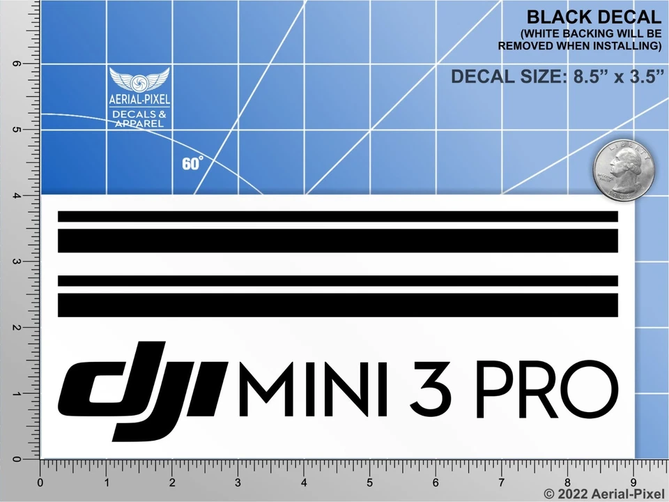 DJI Mini 3 Pro Drone Case Decal  for Nanuk Pelican GoProfessional GPC & More - Image 2 of 3