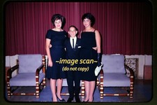 Women in Black Dresses in 1962, Original Slide j6a