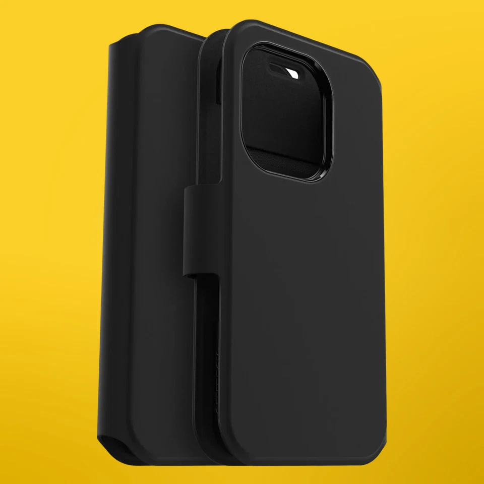 Otterbox Strada Via for iPhone 14 Pro Wallet Case - Black Night - Image 2 of 4