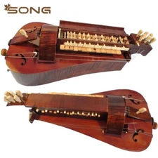 Handmade Hurdy Gurdy , Good Sound, Spruce Maple wood, free hard case