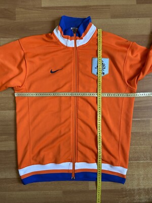 NETHERLANDS 2010 FOOTBALL SOCCER TRACK TOP JACKET NIKE sz L MEN