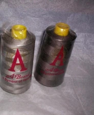 3ea THREAD BROWN and GRAY COTTON LOOK POLYESTER  Multipurpose 6000yd New/ Sealed