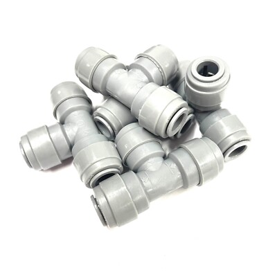 Fünf Duotight KL02387 5/16 8mm Push Fit Equal T Stecker kompatibel JG Speedfit