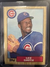 1987 Topps #23 Lee Smith Chicago Cubs HOF