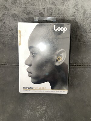 Loop Earplugs Music & Events High Fidelity Noise Reduction Sealed Glorious Gold