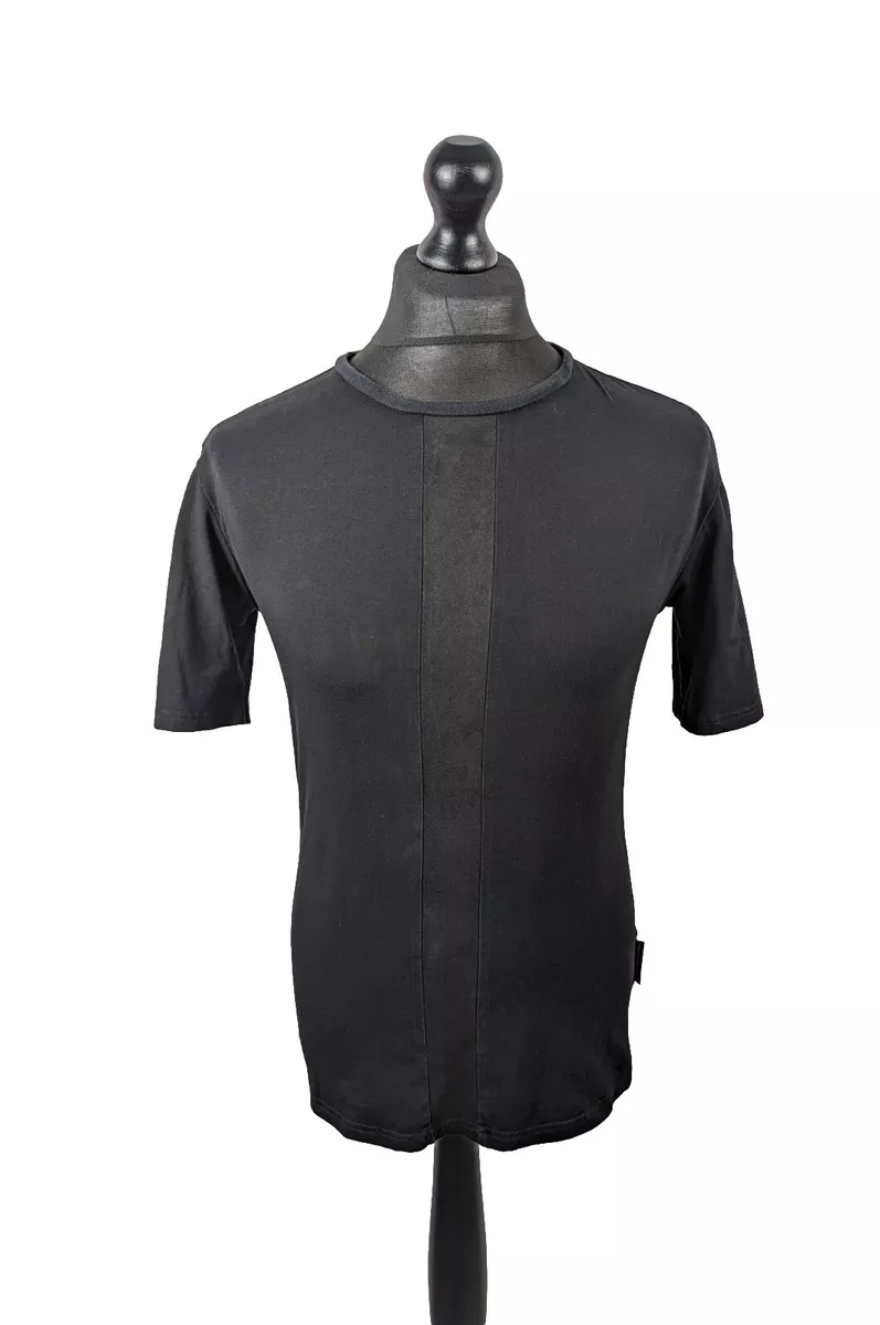 Maniere De Voir T shirt Mens Medium Black Fitted Shirt Sleeve