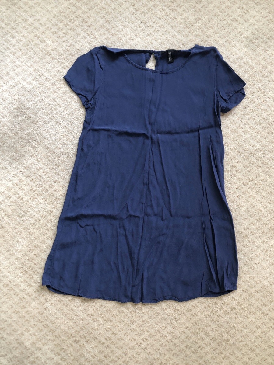 blue mini dress forever 21 Dress Casual Short By Forever 21 In Blue, Size:2X main image 0