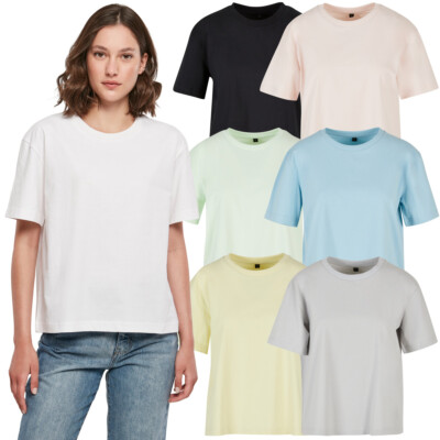 Build Your Brand Ladies Everyday Tee T-Shirt bedruckbar Basic Oversize Damen neu