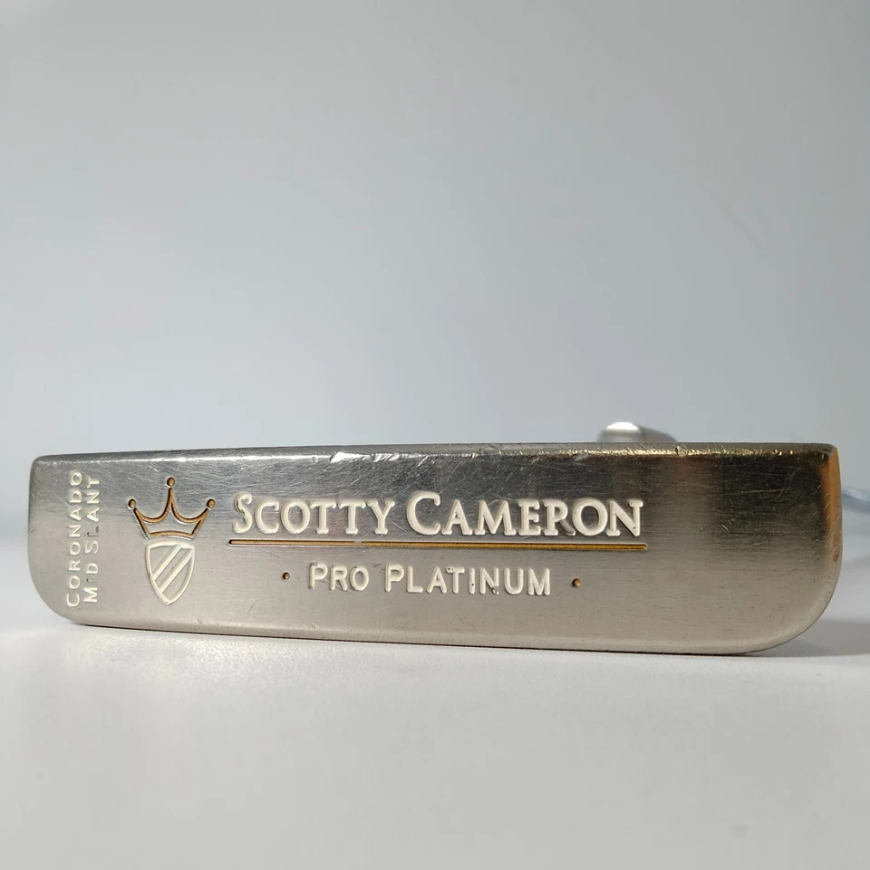 Scotty Cameron Pro Platinum Coronado Mid Slant Putter RH 35" With Headcover - Image 3 of 4