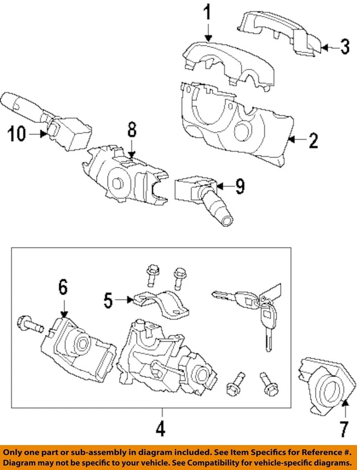 Interruptor de encendido usado se adapta a: Honda Odyssey 2012 grado A Foto 2 de 4