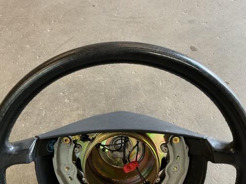 86-91 Mercedes OEM W126 Leather Steering Wheel W201 300SEL 420SEL L20 - Picture 3 of 13