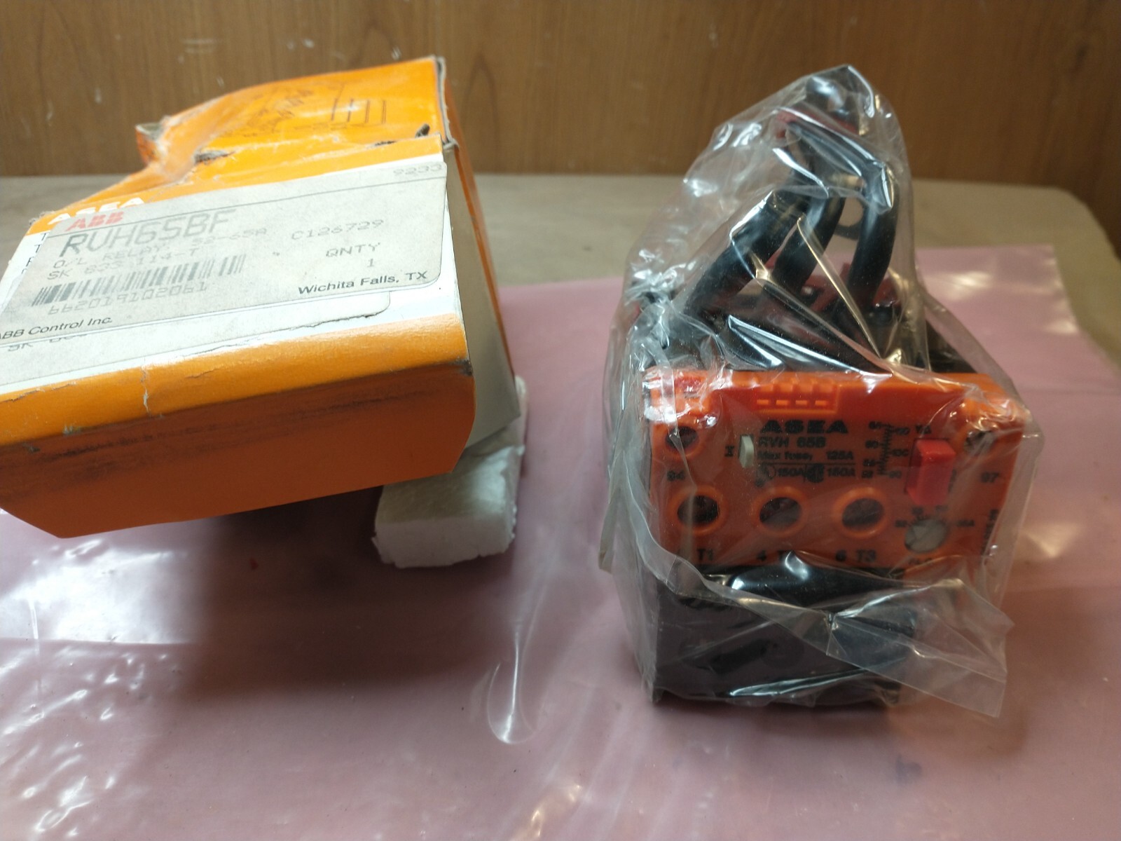 ABB RVH65BF Thermal Overload Relay 52-65A ASEA - Fast Shipping