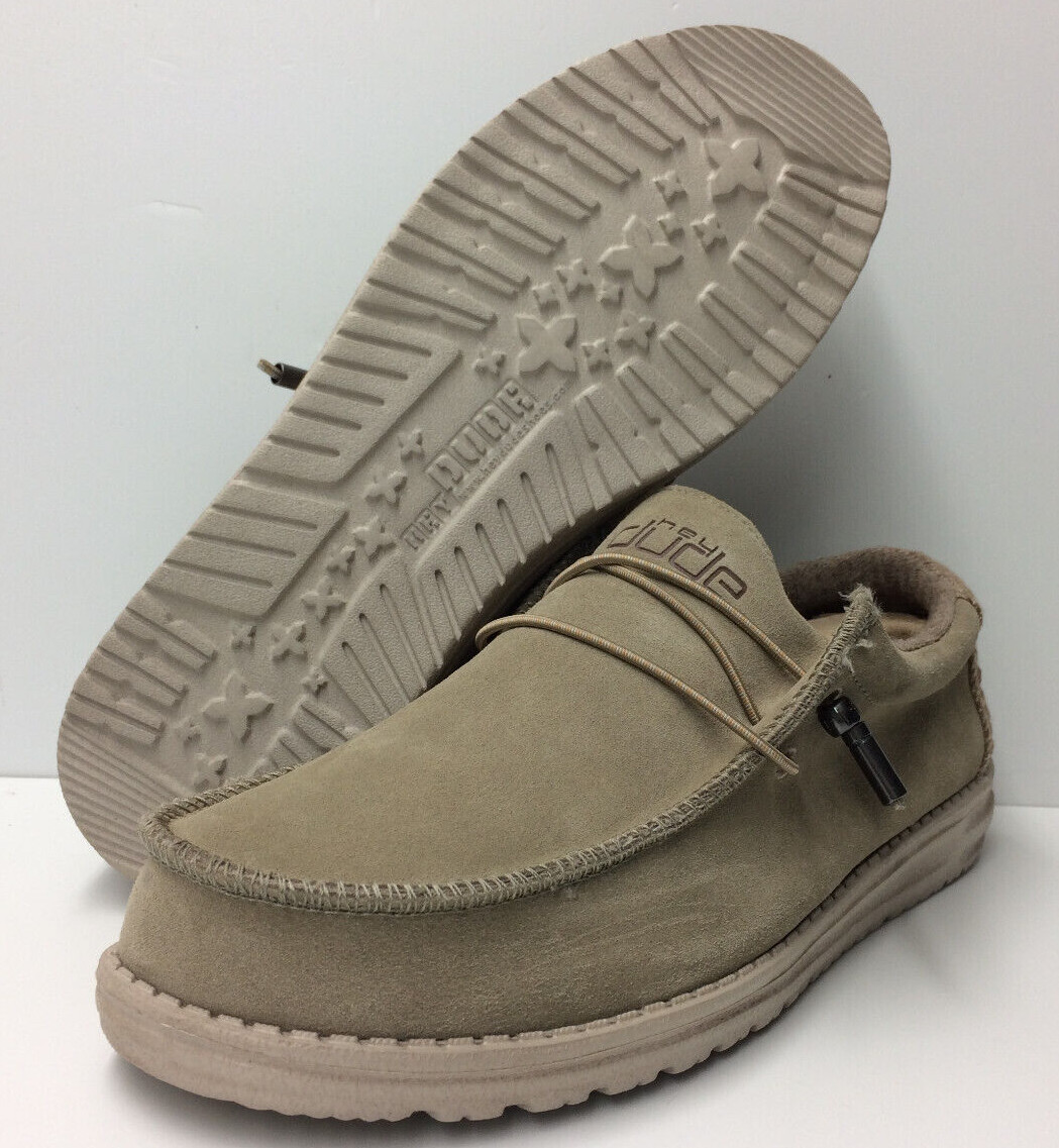 Hey Dude Wally Suede Desert Men's Shoes 
