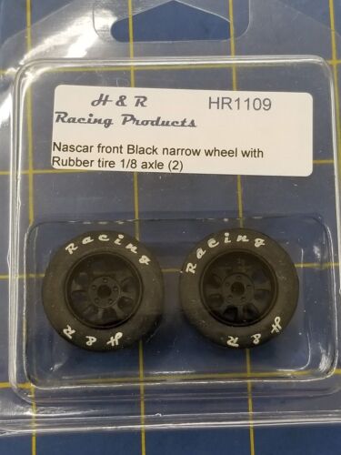 H&R HR1109 Nascar Front Black Narrow Wheels from Mid America Raceway - Picture 1 of 2