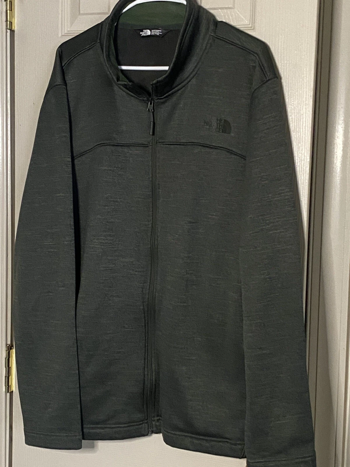 The North Face Schenley Fleece Full Zip Green Full Zipper Jacket Men’s Size XXL