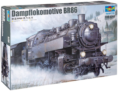 Trumpeter 00217 Dampflokomotive BR86 Lokomotive Maßstab 1:35