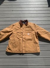 NWOT Carhartt Men s Sz 3XL Insulated/Quilted Duck Jacket Light Brown