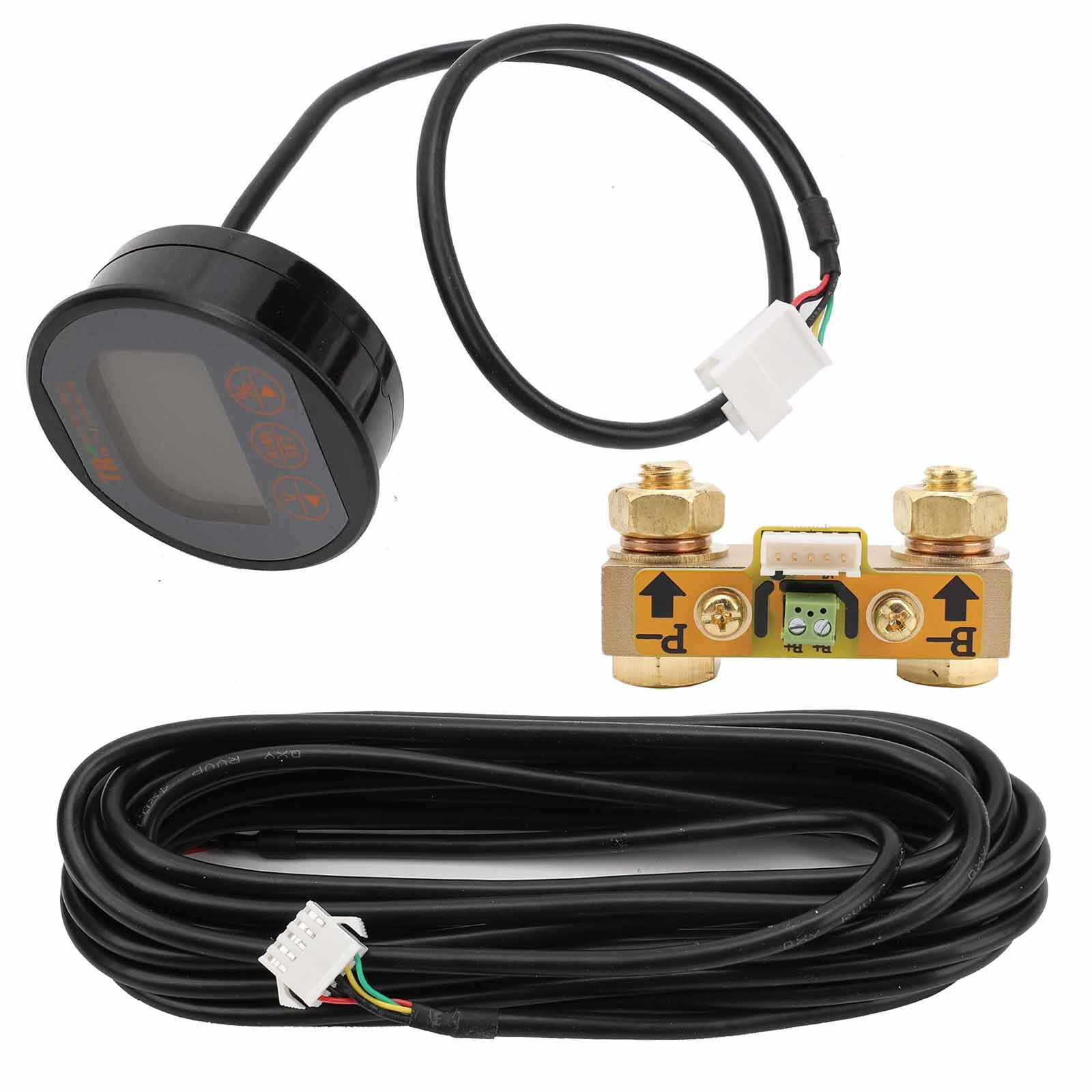 Monitor Capacità Batteria LCD Monitor Batteria 4in1 – Misura SOC, Ah, Voltaggio, Ampere Per Batterie Fino A 80V 350A Tester Batteria AiLi - Foto 11