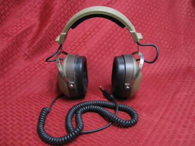 Casque stéréo vintage Koss K-6 années 70 marron non testé