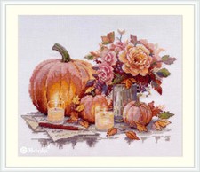 Merejka Counted Cross Stitch Kit Still Life with Pumpkins K-241A