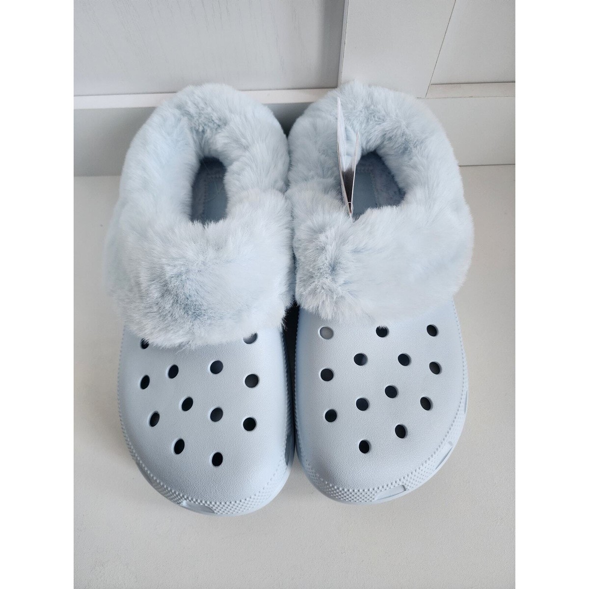 Crocs Unisex Classic Mammoth Clog Light Blue Womens 11/ Mens