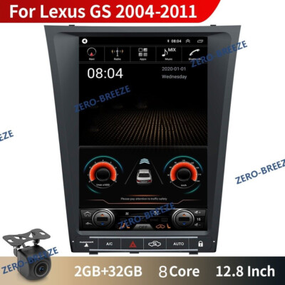 12.8'' Touch Screen Car GPS Navigation Radio Stereo For Lexus GS300 GS350 GS430