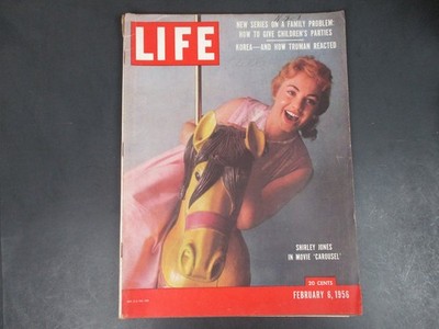 LIFE Magazine February 6 1956 Shirley Jones Carousel Korea Truman
