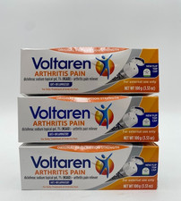Voltaren Arthritis Pain Pain Gel Anti Inflammatory Weight 100g 3.53 oz Lot Of 3