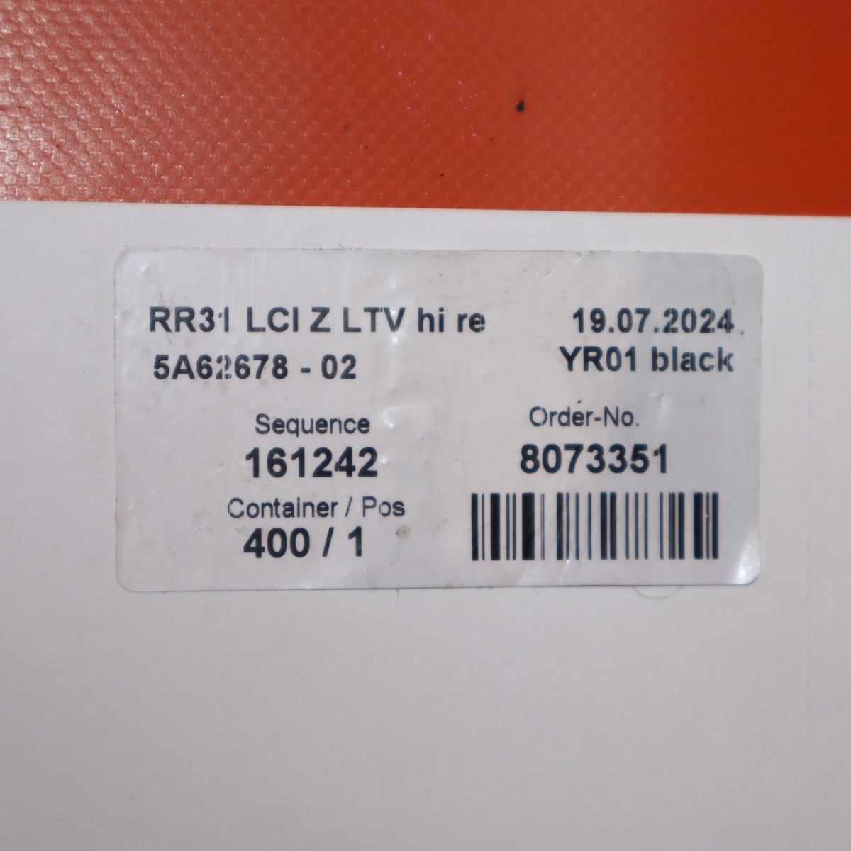 Rolls-Royce Cullinan 2025-2026 Rear Right Rocker panel trim P/N 51777452194