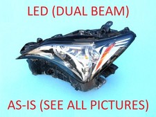 15 16 17 18 LEXUS RC300 RC350 RC200T LEFT DRIVER HEADLIGHT LIGHT LAMP DUAL BEAM