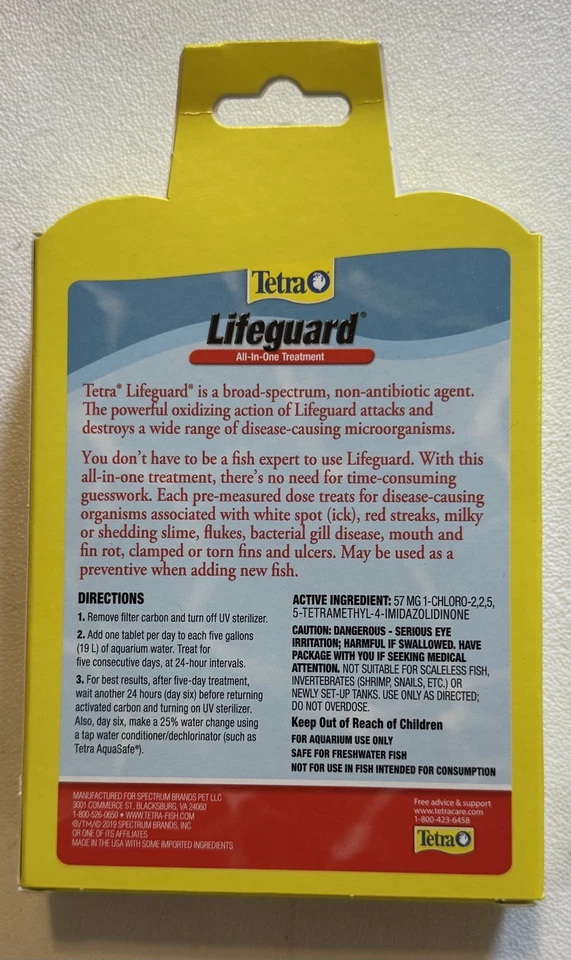 Tetra Lifeguard All-in-One-Treatment 32 tablets NEW-FREE SHIPPING - Image 2 of 2