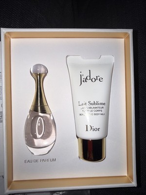 New 2PC Dior Jadore Perfume +Body milk Travel mini size Set Limited edition