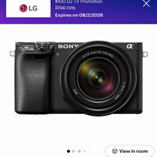 Sony Alpha a6400 Mirrorless 4K Camera Black w/ E 18-135mm f/3.5-5.6