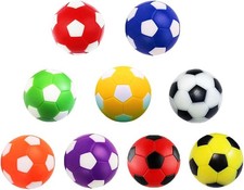 1.42 Inch Foosball Table Balls, Multicolor Replacement Tabletop Soccer Balls