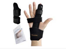 Abaadlw Finger Splint Adjustable Trigger Finger Brace Support Protector