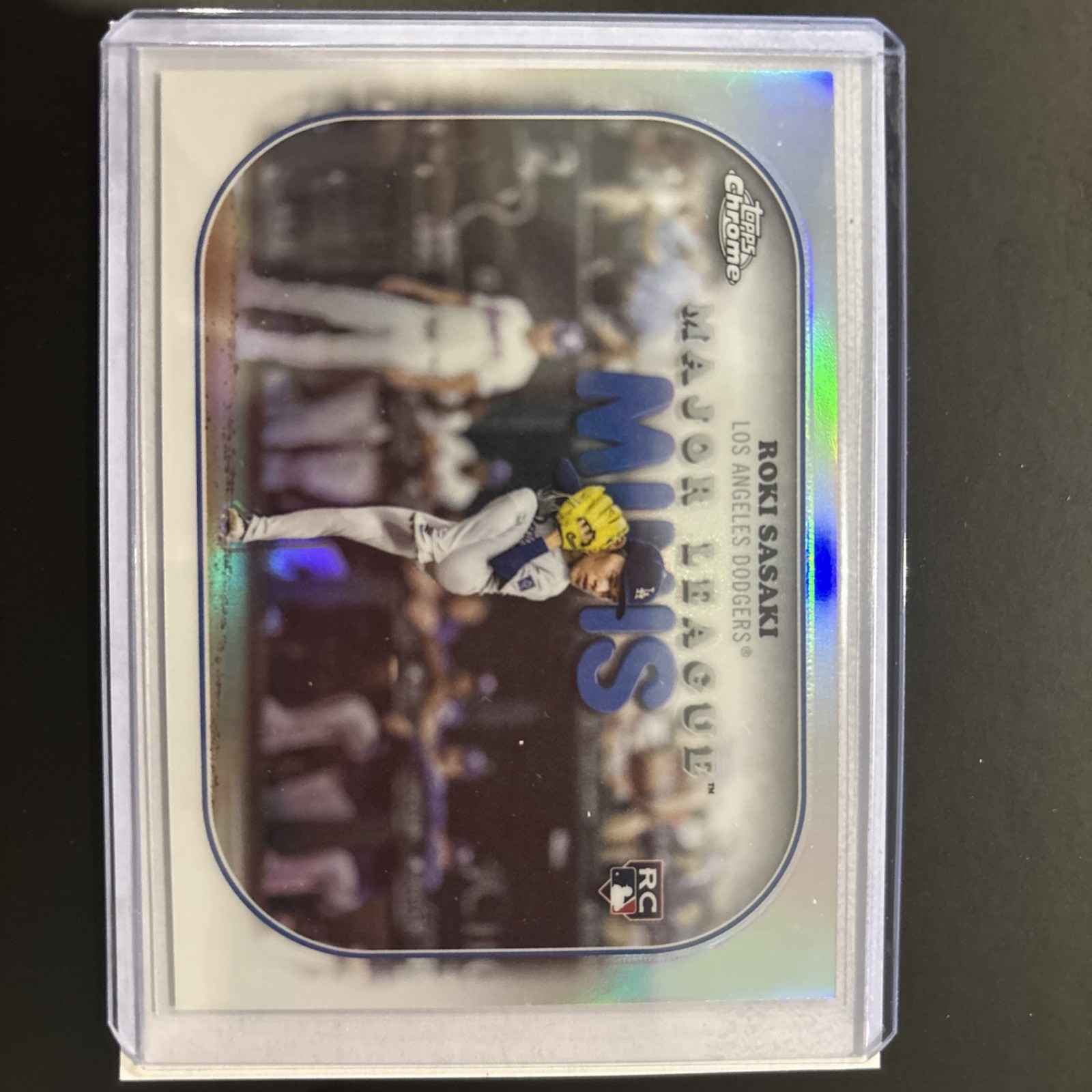2025 Topps Chrome Update Major League Minis Rookie Roki Sasaki MM-10 Dodgers