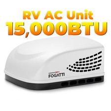FOGATTI 15,000 BTU Cooling RV Air Conditioner Non-Ducted Rooftop Camper AC Unit