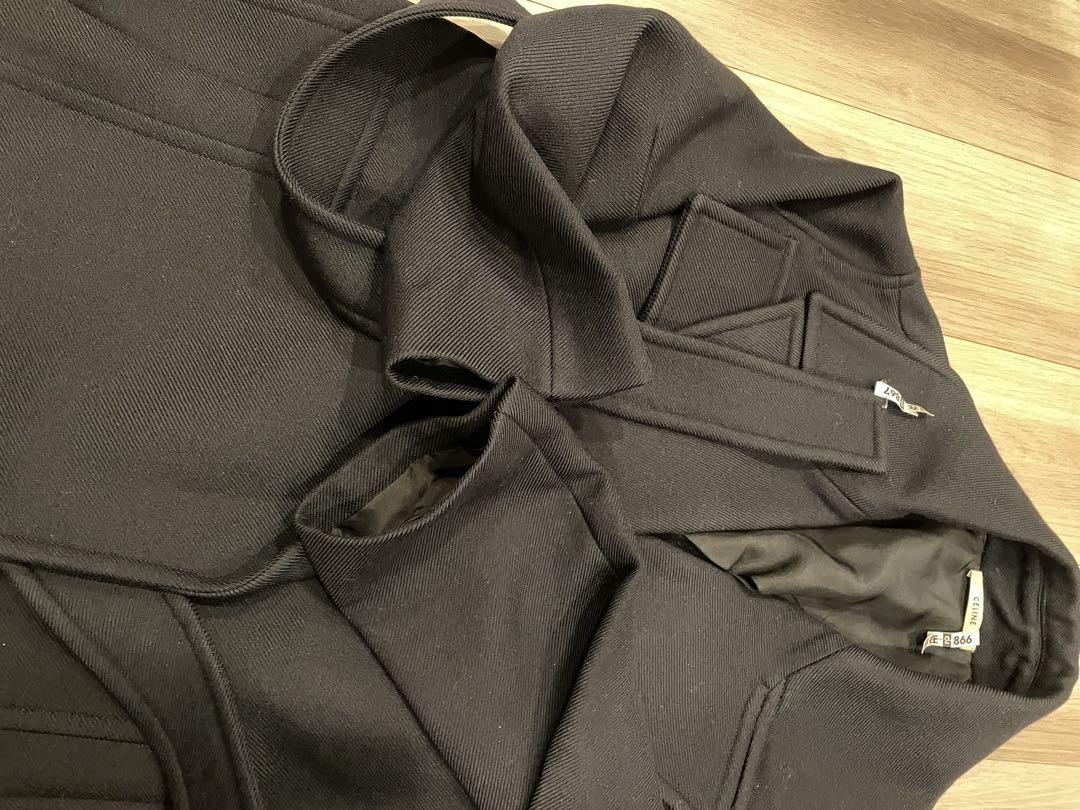 Celine Phoebe Philo Short Wool Coat image 5