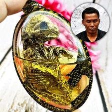 Lokok Kitty Gambling Casino Win Money Rich Oil Wealth Tawee Thai Amulet #15223