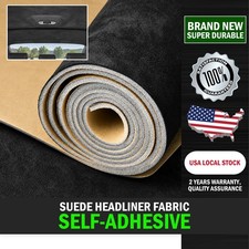 Self-Adhesive Black Suede Headliner Fabric Material for Car Auto Headliner Trim